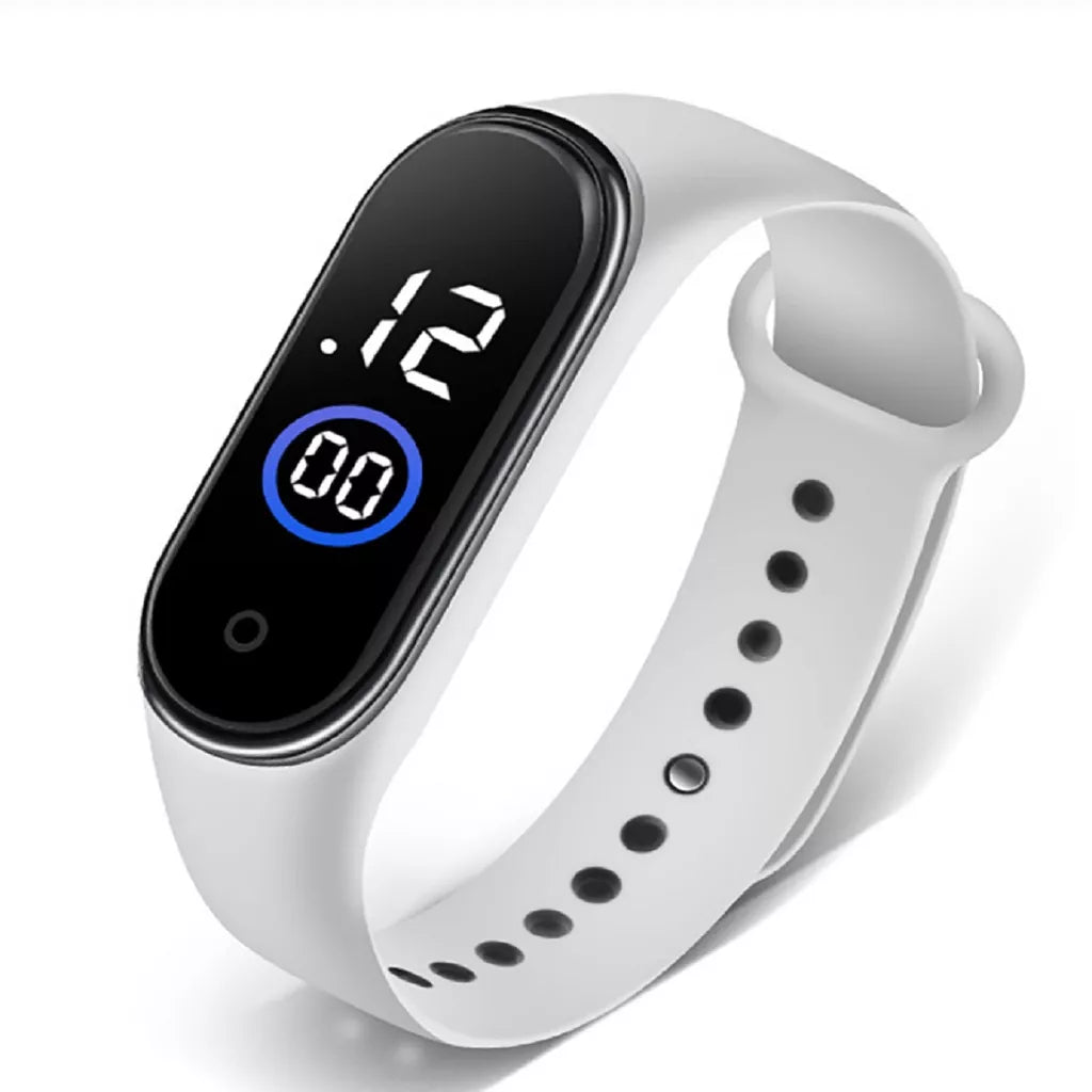 LED Relógio M4 Pulseira  digital  Esportivo A prova água feminino masculino