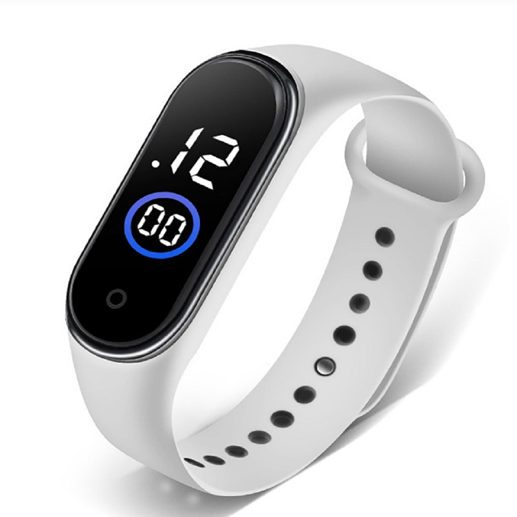 LED Relógio M4 Pulseira  digital  Esportivo A prova água feminino masculino