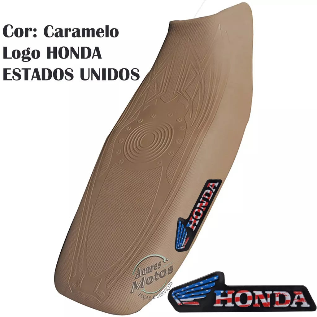 Capa Banco Emborrachada Titan Fan Bros Ybr Fazer Tornado Twister Lander Todas