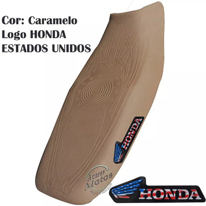 Capa Banco Emborrachada Titan Fan Bros Ybr Fazer Tornado Twister Lander Todas
