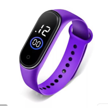 LED Relógio M4 Pulseira  digital  Esportivo A prova água feminino masculino