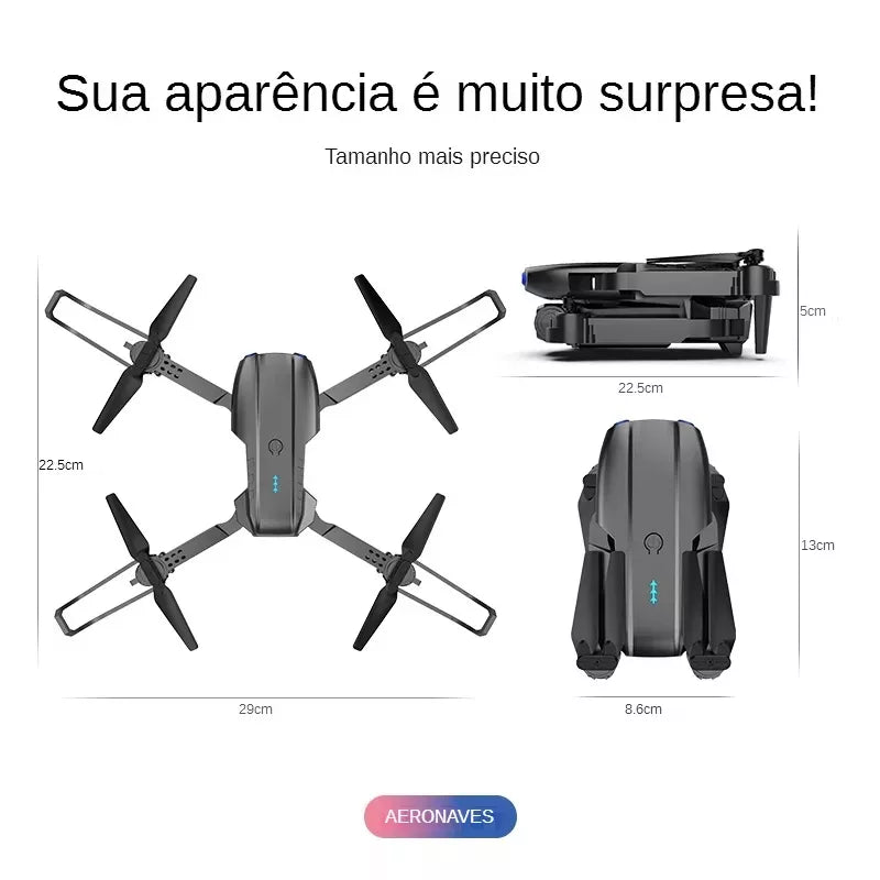 Drone De Câmera De 4K Profissional De Alta Definição Com Dupla