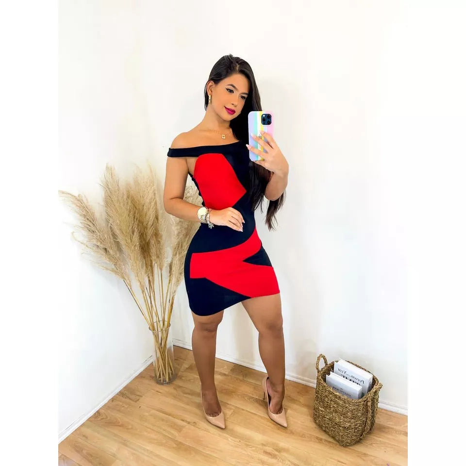 Vestido Tubinho Coladinho Estilo Blogueira Moda Gringa Vários Modelos