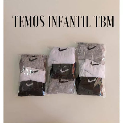 Kit 12 Meias ou 6 Pares de Meias Soquete curta algodão Masculinas e femininas Brancas