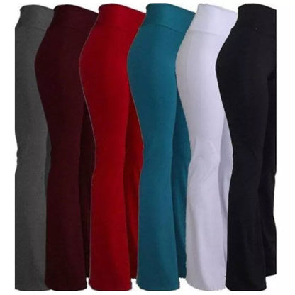 Calça Feminina Flare Bailarina Colmeia Casual