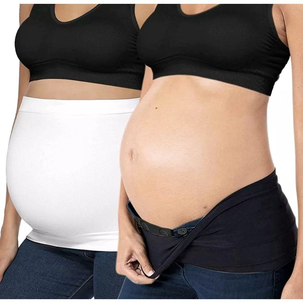 Kit Faixa para gestante Extensor de cós Gravidez Calça Jeans