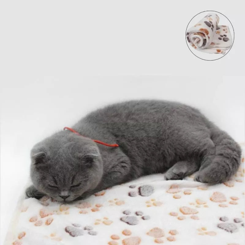 Manta Pet Cobertor Estampado ou Cor Lisa - Cachorro e Gato 0,85x0,95