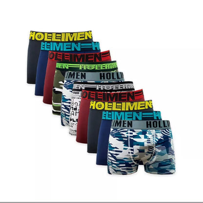 Kit 10 Cuecas Box Boxer Infantil Micro Fibra