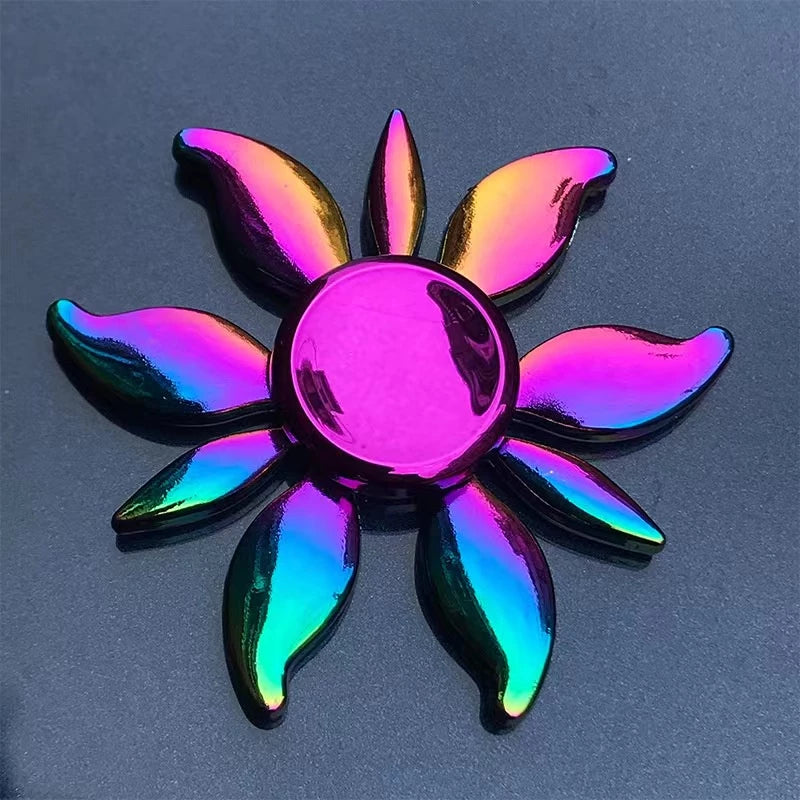 Novo Colorful Fit Spinner Zinc Alloy Decompression Toy Finger Metal Spinner Relieving Stress Effect
