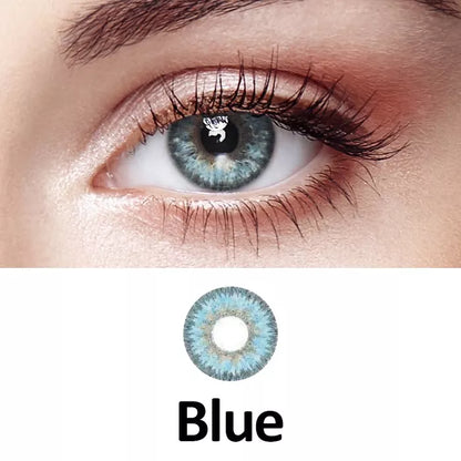 ZELIN Lente de Contato Colorida Aparência Natural Uso Anual Para Maquiagem Dos Olhos