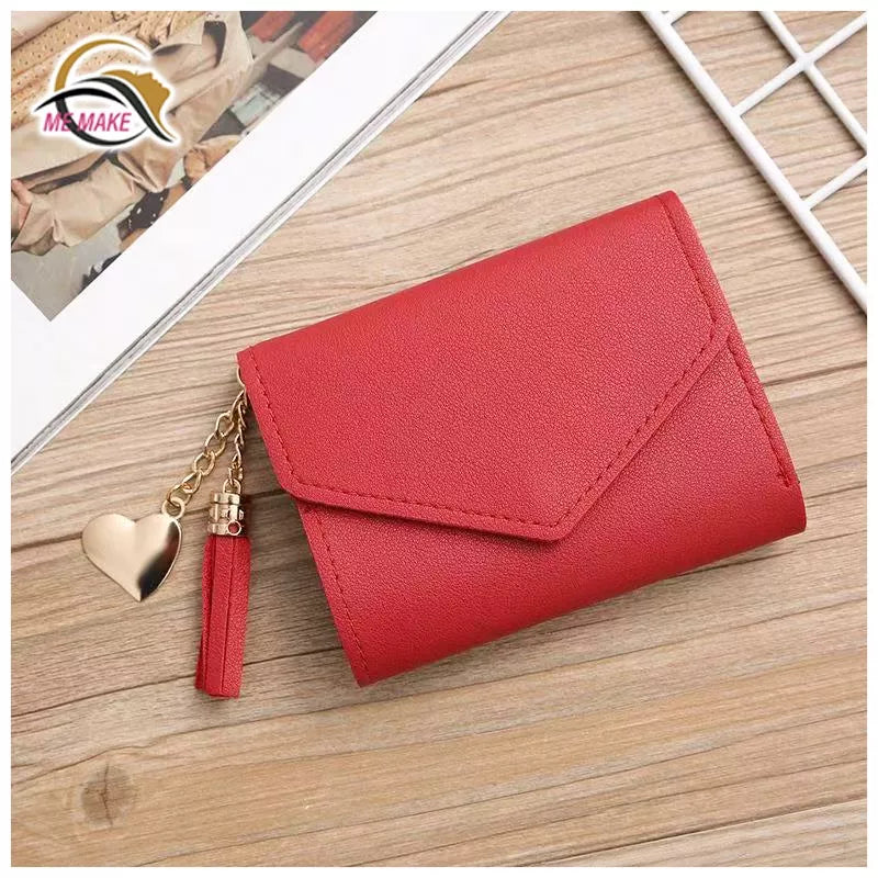 Carteira Feminina Com Franjas/Bolsa Porta-Cartões/Bolsa De Mão/Porta-Cartões