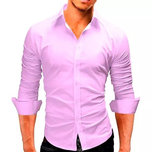 Camisa Masculina Slim Fit Luxo