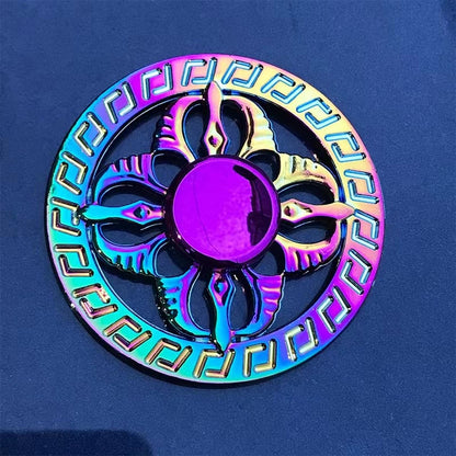 Novo Colorful Fit Spinner Zinc Alloy Decompression Toy Finger Metal Spinner Relieving Stress Effect