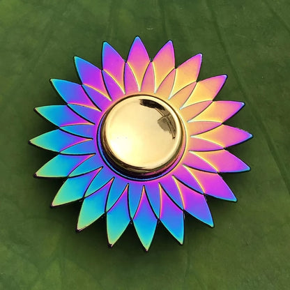 Novo Colorful Fit Spinner Zinc Alloy Decompression Toy Finger Metal Spinner Relieving Stress Effect