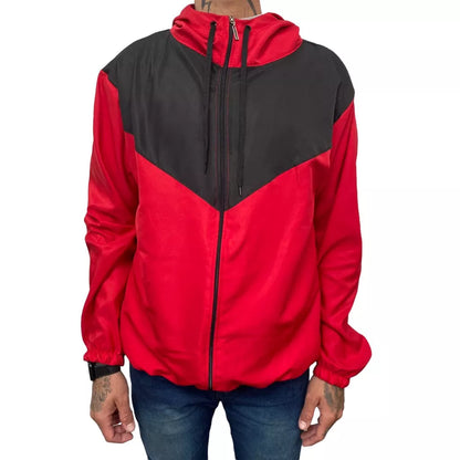 Corta-vento Masculina Lisa