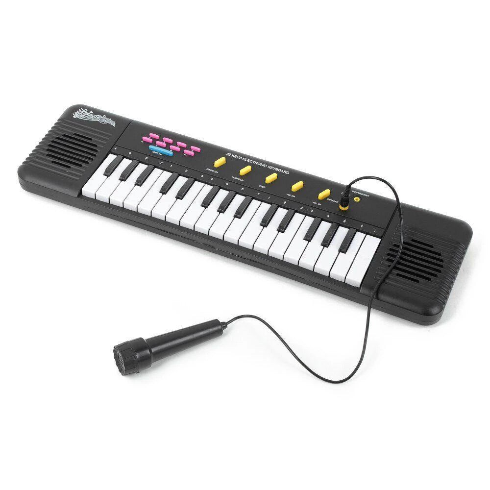 Teclado Piano com Microfone Infantil Music Center