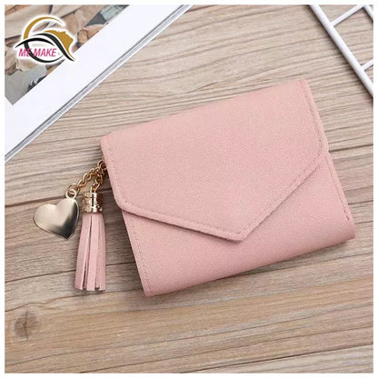 Carteira Feminina Com Franjas/Bolsa Porta-Cartões/Bolsa De Mão/Porta-Cartões