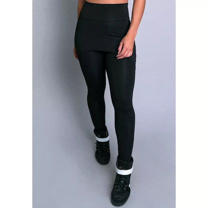 Calça Legging Suplex Saia Tapa Bumbum Estampada Cintura Alta Fitness