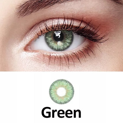 ZELIN Lente de Contato Colorida Aparência Natural Uso Anual Para Maquiagem Dos Olhos