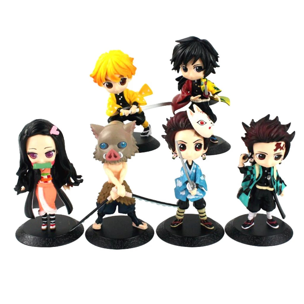 Action figure demon slayer /Boneco Demon Slayer PVC Com Caixa Boneco De Ação kimetsu no yaiba boneco Kamado Tanjirou Vários Personagens bonecos demon slayer tanjiro action figure/nezuko figure/Zenitsu Action figure/demon slayer figure/Action figure anime