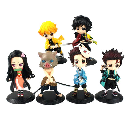 Action figure demon slayer /Boneco Demon Slayer PVC Com Caixa Boneco De Ação kimetsu no yaiba boneco Kamado Tanjirou Vários Personagens bonecos demon slayer tanjiro action figure/nezuko figure/Zenitsu Action figure/demon slayer figure/Action figure anime