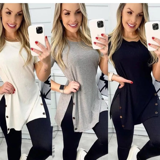 Vest Legging Feminina Tecido Canelado com Elastano