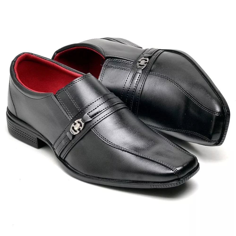 Sapato Social Masculino Moderno Confortável Elegante Estiloso Slim