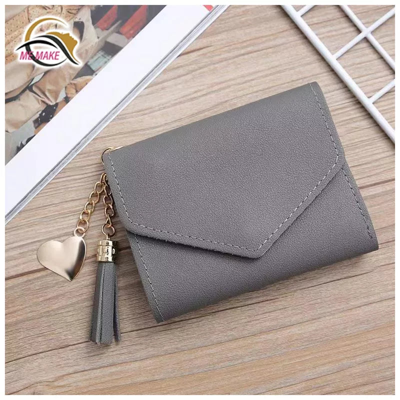 Carteira Feminina Com Franjas/Bolsa Porta-Cartões/Bolsa De Mão/Porta-Cartões