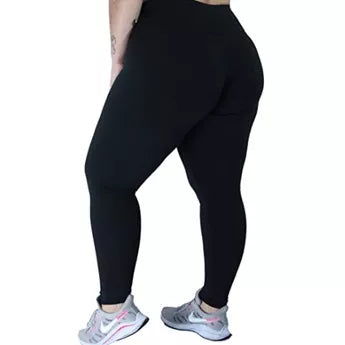 Legging Plus Size Em Suplex Macio Cintura Alta G1 G2 G3