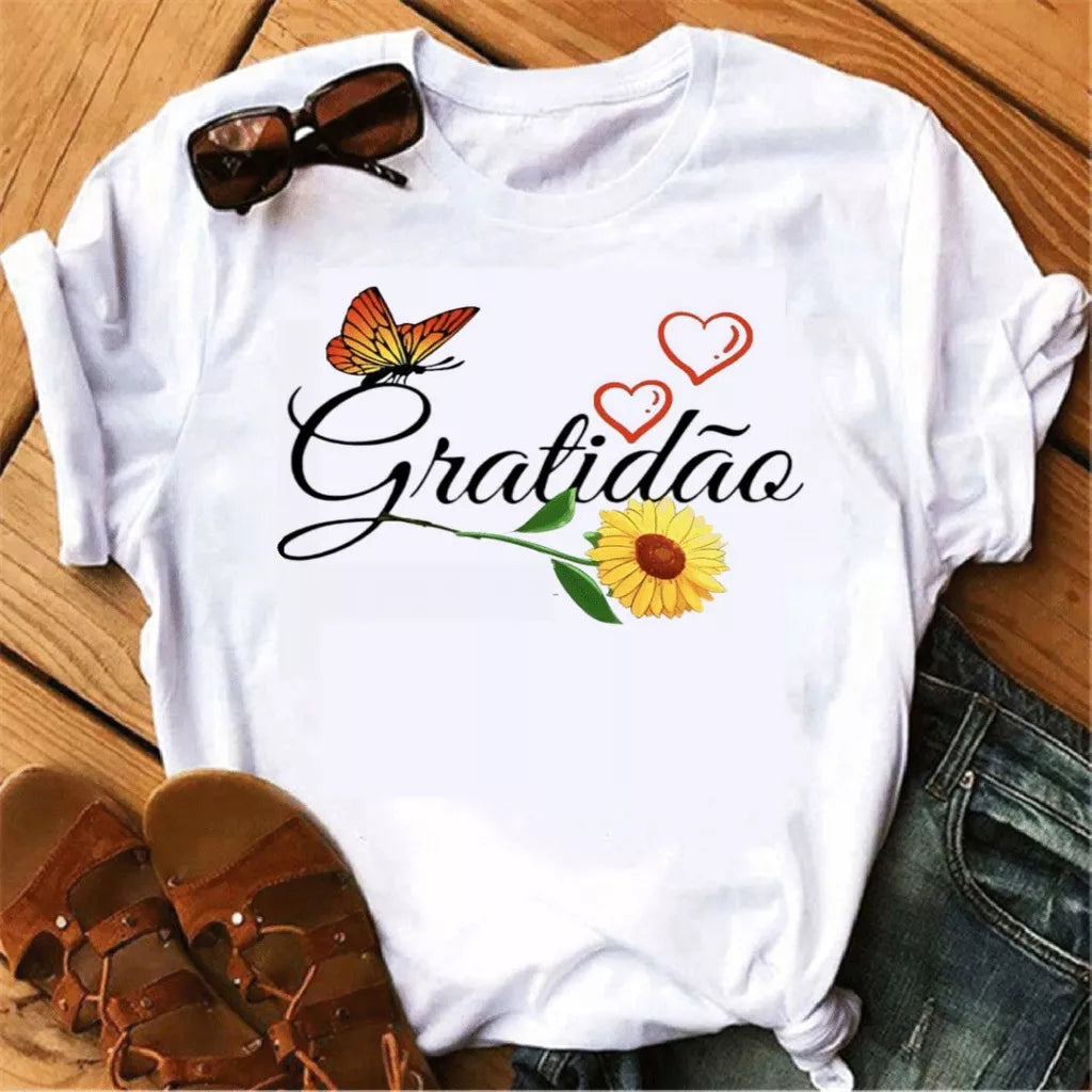 Camiseta T-shirt Feminina Blusa Leão de Judá - Estilosa