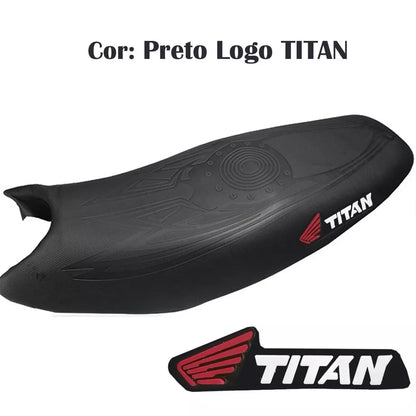 Capa Banco Emborrachada Titan Fan Bros Ybr Fazer Tornado Twister Lander Todas