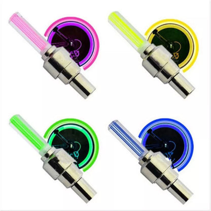 1pçs Lâmpada Led De Neon Luz Bicileta Carro Pneu Vedação De Tampas De Válvula