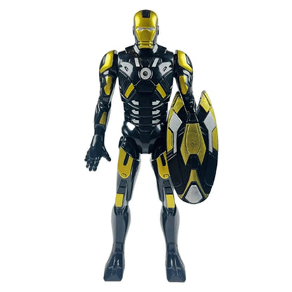 Figura De Ação Marvel Heroes Light 17CM Vingadores-Homem Aranha , E Capitão América