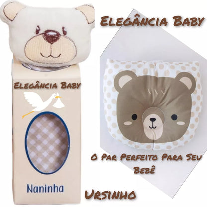Naninha  Para Bebê E Travesseirinho Anatômico - Apoio De Cabeça