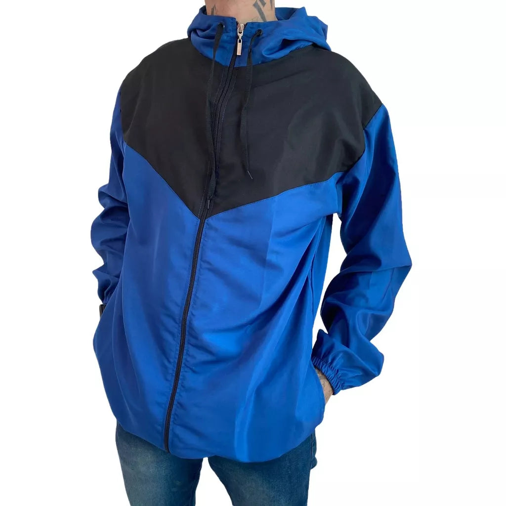 Corta-vento Masculina Lisa