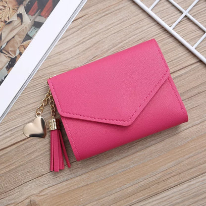 Carteira Feminina Com Franjas/Bolsa Porta-Cartões/Bolsa De Mão/Porta-Cartões