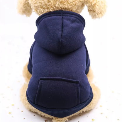 Moletom Para Cães Cor Sólida Animal De Estimação Simples