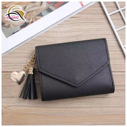 Carteira Feminina Com Franjas/Bolsa Porta-Cartões/Bolsa De Mão/Porta-Cartões