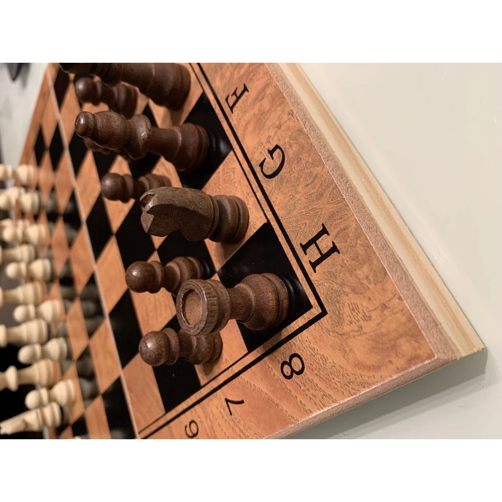 Jogo de xadrez dobrável tabuleiro 23x23