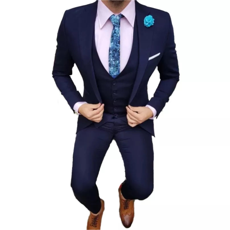 Terno Slim Masculino Completo de Luxo - Várias Cores ( Calça + Blazer )