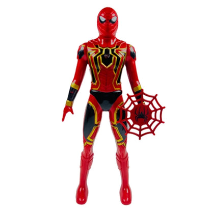 Figura De Ação Marvel Heroes Light 17CM Vingadores-Homem Aranha , E Capitão América