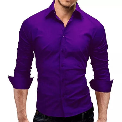 Camisa Masculina Slim Fit Luxo