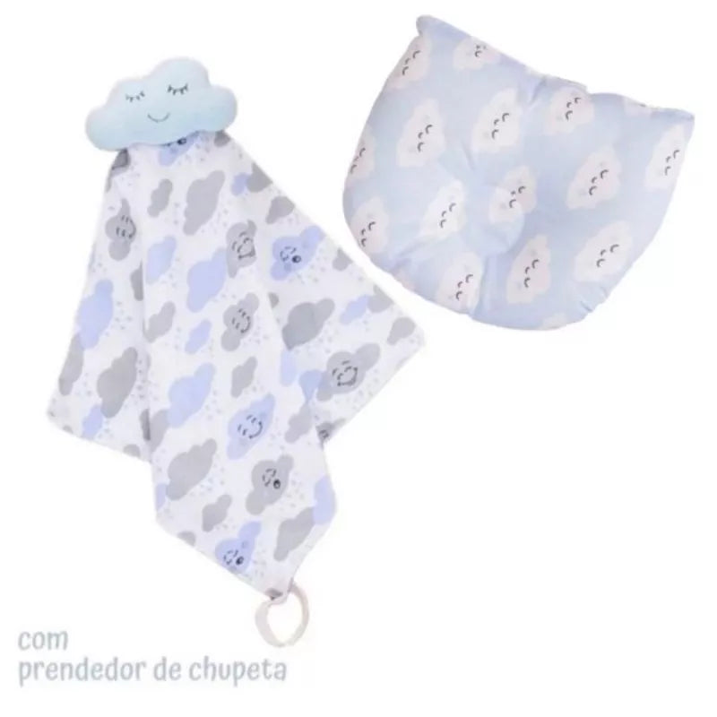 Naninha  Para Bebê E Travesseirinho Anatômico - Apoio De Cabeça