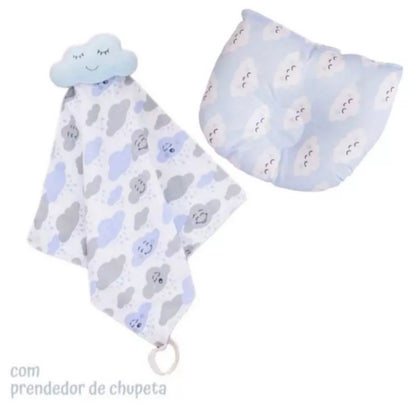 Naninha  Para Bebê E Travesseirinho Anatômico - Apoio De Cabeça