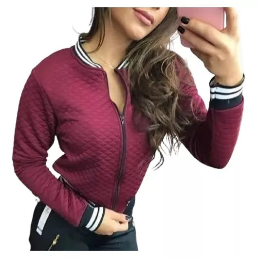 Jaqueta Bomber Casaco Blusa Feminina Com Ziper Inverno Super Oferta