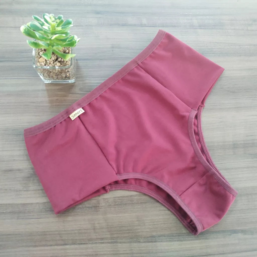 Kit 3 Calcinha Pala Dupla Segura Barriga Conforto Premium