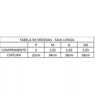 Saia Longa Fenda Lateral (c/ Bolso) - Feminina, Moda Evangélica, Verão