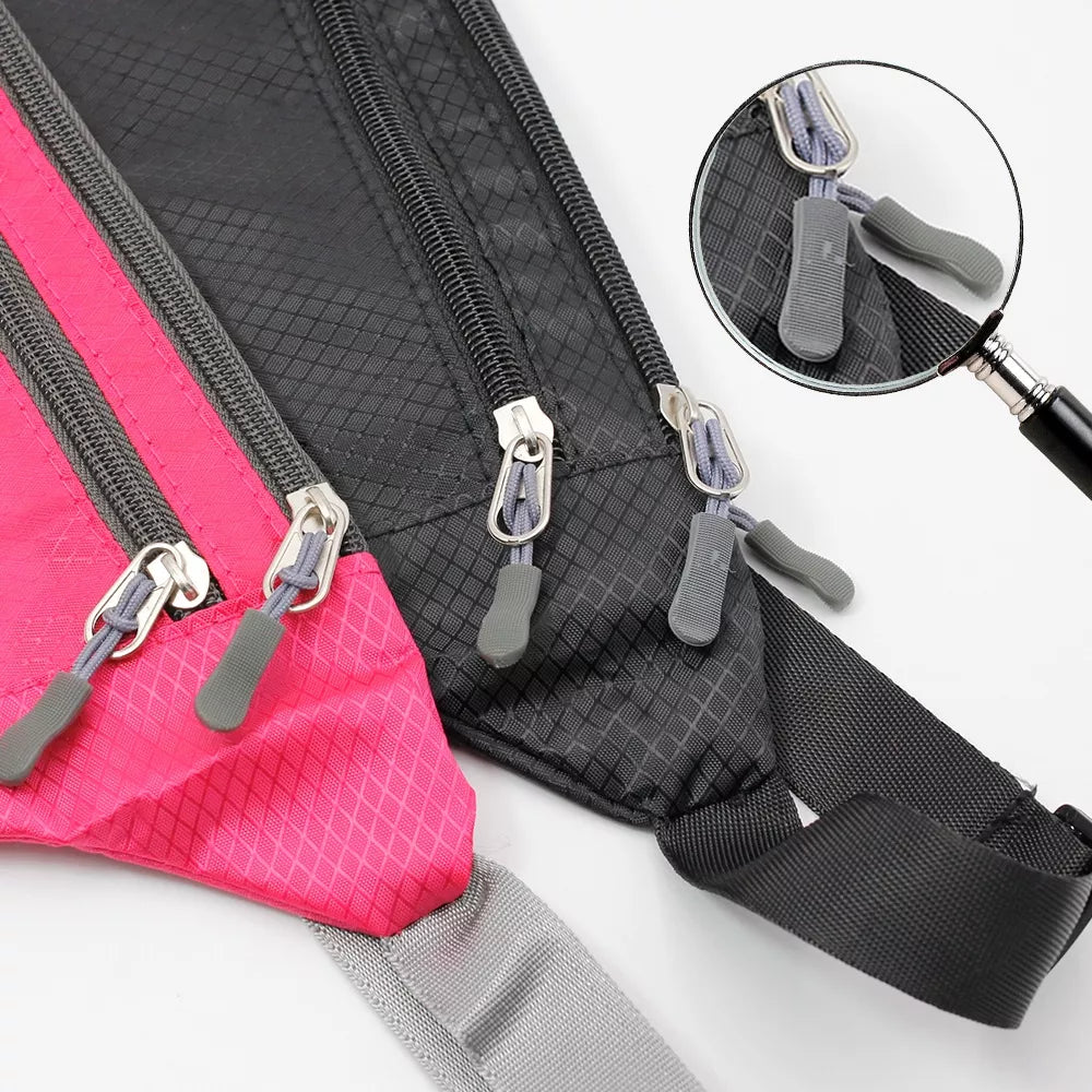 Pochete Impermeável Slim Doleira Cinta Fitness Celular 7 Polegadas Corrida Academia