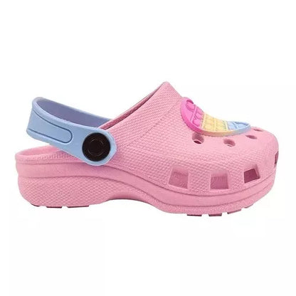 Sandalia Chinelo Babuche Infantil Menina Original Leve e Macio Coração