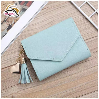 Carteira Feminina Com Franjas/Bolsa Porta-Cartões/Bolsa De Mão/Porta-Cartões
